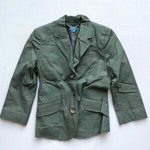 Smart Set Short Army Green Blazer Jacket ( XS )